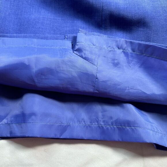 Vintage Sag Harbor Plus Size Purple Pencil Straight Short Lined Skirt - Size 16 - Picture 5 of 5